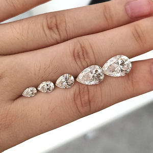 เพชรทรงลูกแพร์เจียระไนแบบบริลเลียนท์ 1-3 กะรัต ผลิตด้วยวิธี HPHT CVD สี DE ความสะอาดระดับ VS1 VVS2 เพชรเพาะเลี้ยงในห้องปฏิบัติการ ได้รับการรับรองจาก IGI สำหรับการฝังทำเครื่องประดับ - Product Image 3