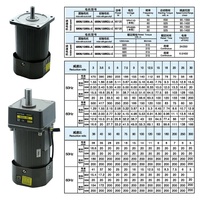 Kit Moteur à Induction CA 90W / 120W 110V/220V Monophasé & Triphasé à Vitesse Réglable avec Contrôleur pour Convoyeurs et Emballage