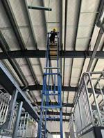Andamios Ajustables de Aleación de Aluminio Eléctricos, Alta Capacidad de Carga, Alta Resistencia, Resistentes a la Corrosión, para Uso Residencial y Comercial