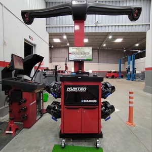 Machine d'alignement de roues 3D de type élévateur avec affichage numérique, 250W, capacité 40kg, vitesse d'équilibrage 140 tr/min, équipement de service automobile pour pneus, France - Product Image 1