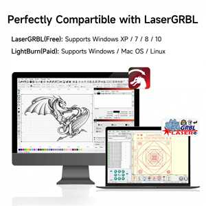 Grabador Láser de Precisión LM2 Pro S2 5W, Máquina <span class=keywords><strong>CNC</strong></span> de Diodo, Nueva y Fácil de Operar, para Metal, Madera y Acrílico - Product Image 6
