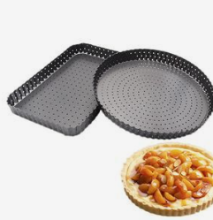 Heavy Duty Perforated Metal <b>Baking</b> <b>Tray</b> Even Heat Circulation <b>Round</b> Punched Plate For Pizza Bread Bakery Oven Cooking - Product Image 2