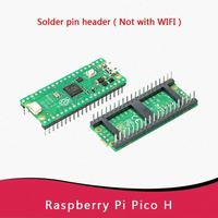 Raspberry Pi Pico/2 Original, Pico con Placa de Desarrollo WiFi Inalámbrica, Pico o Pico H con Conector de Pines, Compatible con MicroPython/C++