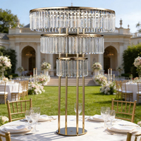 Support de centre de table moderne en acrylique, simple et luxueux, pour décorer les tables lors de mariages, banquets et fêtes