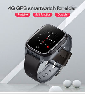 Montre intelligente 4g avec traceur gps pour personnes âgées, fréquence cardiaque SOS avec alarme de chute GPS LBS wifi localisation pour personnes âgées - Product Image 4