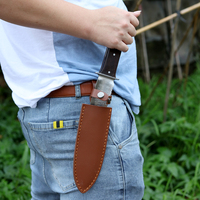 Outils de jardinage utilitaires de haute qualité avec manche en bois japonais, couteau Hori Hori