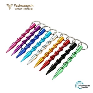 Bolígrafo Táctico de Aleación de Aluminio, Llavero, Herramienta de Autodefensa, Puntero Metálico Multicolor para Campismo y Senderismo al Aire Libre - Product Image 6