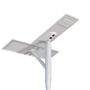 Lampadaire LED solaire extérieur double en aluminium avec caméra CCTV 2MP IP65, détecteur de mouvement, garantie 3 ans FL-YTH-KM2B-2 IP65 résistant aux intempéries - Product Image 6