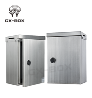 Boîtier de commande étanche IP66 en acier inoxydable, boîte électrique circulaire, armoire extérieure, télécommunications
