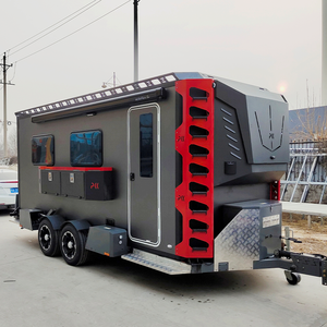 Caravane tout-terrain haut de gamme de 22 pieds avec salle de bain complète et lit îlot pour les couples nomades australiens en grand voyage - Product Image 3