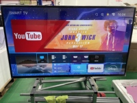 Téléviseur LED intelligent 4K sans cadre de 75 pouces avec tuner DVB-T2/S2 intégré, télévision Android, WIFI, mise en miroir de l'écran, OEM, ODM, vente en gros d'usine