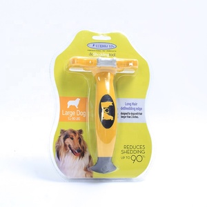 Professional Pet Self Cleaning Brush Hair Grooming Combs Stainless Steel <strong>Deshedding</strong> <strong>Tools</strong> for Long Hair Large Dogs - Product Image 6