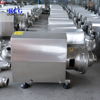 Pompe centrifuge de brassage en acier inoxydable de qualité alimentaire, utilisée pour le lait et les jus