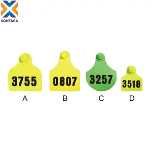 China supplier wholesale hot selling good quality animal plastic ear tag for farming