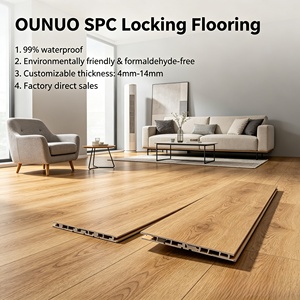Revêtement de sol en vinyle résidentiel, grain de bois <span class=keywords><strong>naturel</strong></span>, finition mate, motif chevron SPC, insonorisant, installation facile - Product Image 1