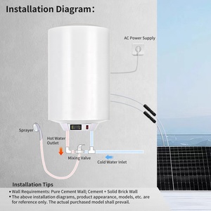 Chauffe-<span class=keywords><strong>eau</strong></span> solaire électrique OPTEN pour maison, 50L/60L/80L/100L, mural, économique, pour hôtel, camping-car, réservoir en métal - Product Image 6