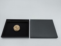 Boîte cadeau en carton ondulé rigide en papier kraft recyclable avec couvercle et base en mousse EVA, lamination mate industrielle personnalisée de 2 mm