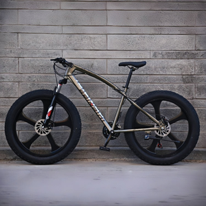 Vélo tout-terrain à pneus larges de 26 pouces pour adultes, 7 vitesses, frein à disque, suspension, pédale ordinaire, fourche en acier, vente chaude - Product Image 4