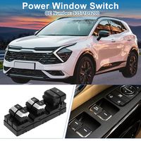Nuevo interruptor elevalunas eléctrico para coche 93571-D9200, interruptor de control delantero para Sportage 2016-2018, negro
