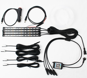 Đèn Nội Thất Xe Hơi Chủ Động Âm Thanh Mới Về 2019 5 Chiếc Đèn Sợi Quang Gắn Bảng Điều Khiển Trang Trí 6M Tạo Kiểu Cho Xe Hơi - Product Image 2