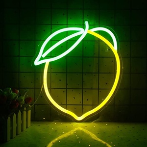 Letrero de Neón LED de Diseño Personalizado, Letrero Acrílico Iluminado, Publicidad para Tienda de Frutas, Restaurante, Hotel - Product Image 4