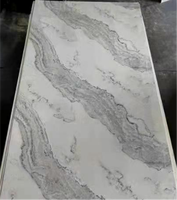 Feuille de marbre classique haute brillance, résistante au feu, imperméable, sans formaldéhyde, durable, flexible et résistante aux UV