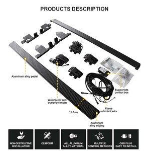 YTPIONEER ผู้ผลิต ราคาโรงงาน บันไดข้างไฟฟ้าพร้อมไฟ บันไดข้างแบบยืดหดได้สำหรับรถยนต์ <span class=keywords><strong>Audi</strong></span> Q3 - Product Image 2