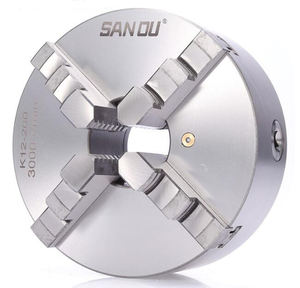Prix spécial <span class=keywords><strong>Mandrin</strong></span> manuel auto-centrant à <span class=keywords><strong>4</strong></span> mâchoires en acier SANOU K12 <span class=keywords><strong>160MM</strong></span> Haute précision pour tour CNC - Product Image 1