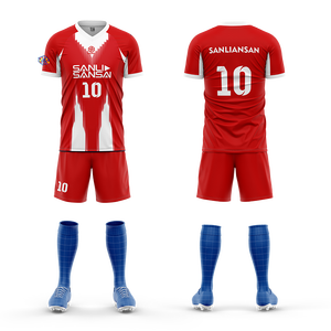 Maglia Personalizzata della Nazionale di <span class=keywords><strong>Calcio</strong></span> Thailandese, Traspirante, Manica Corta, per Adulti, con Pantaloncini - Product Image 4