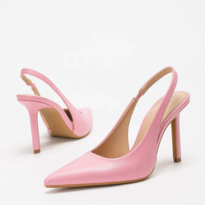 1211-5 Sandalias puntiagudas afiladas con temperamento de verano femenino, tacones altos vacíos, tacones delgados, 9,5 cm, no agotador y versátil - Product Image 2