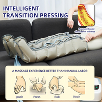 Bottes de récupération à compression d'air personnalisables pour tout le corps avec contrôle de la minuterie, masseur pour la thérapie des pieds et des jambes