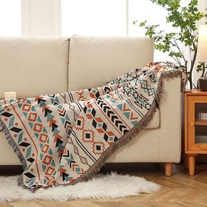 Bán Buôn Bohemian Thiết Kế Độc Đáo Thoải Mái Phía Tây Nam Món Quà Trang Trí Phong Cách Couch Sofa Bìa Thảm Có Thể Đảo Ngược Ném Chăn - Product Image 4