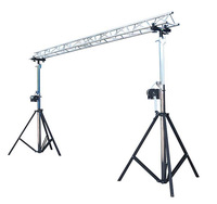 Plataforma de escenario de armazón de concierto exterior, soporte de iluminación de manivela de alta resistencia de aluminio, torre de elevación de armazón de elevación de 2-6m