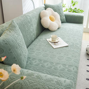 Funda de sofá antiarañazos bohemio AllInclusive, ajuste Universal, patrón geométrico, uso en cuatro estaciones - Product Image 5