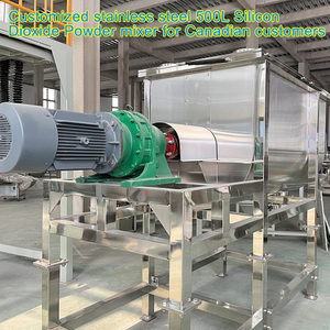 Mezclador de Vitaminas y Suplementos en Polvo, Mezclador de Cinta de Acero Inoxidable SUS304, Capacidad de 1000L, 380V-480V, 11kW - Product Image 6