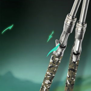 Canne à <span class=keywords><strong>pêche</strong></span> spinning/<span class=keywords><strong>casting</strong></span> en fibre de carbone rapide avec anneaux en céramique XH, longueurs 2.1m, 2.28m, 2.4m, 2.7m, pour la <span class=keywords><strong>pêche</strong></span> au Snakehead et au Brochet - Product Image 3