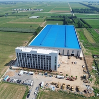 Bâtiment en structure métallique pour entrepôt industriel, atelier et construction d'usine, structure préfabriquée sur mesure