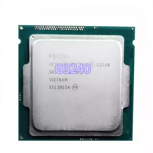 适用于英特尔G3240 LGA1150处理器3.1GHz L3 3MB双核SR1K6 SR1RL高速缓存台式机中央处理器G3240