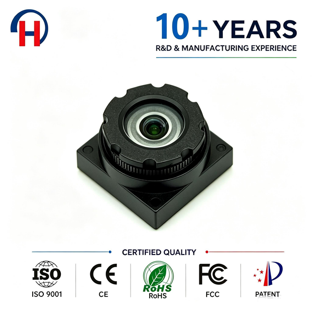 1.27mm Focal Length F2.4 5MP M5.5*0.2 Mount 137° Wide Angle CCTV Lens