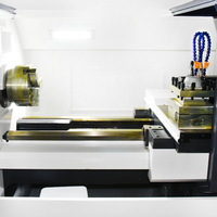 Torno CNC de Alta Precisión para Trabajo Pesado, Torno Horizontal de Bancada Plana Automático, Sistema de Control FANUC GSK