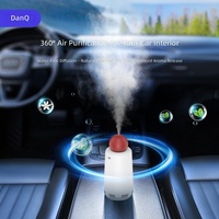 Diffuseur d'arômes intelligent en métal classique et populaire pour voiture, avec plusieurs réglages de minuterie, design compact et portable, pulvérisation automatique de parfum