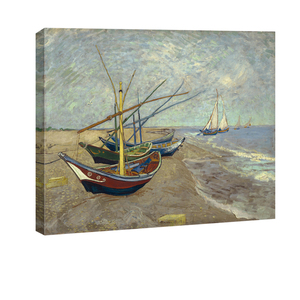 Tableau <span class=keywords><strong>de</strong></span> paysage marin <span class=keywords><strong>de</strong></span> Van Gogh, œuvre d'art célèbre, impression sur toile classique pour salon, bureau à domicile - Product Image 2