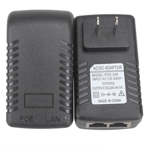 10/100/1000Mbps tường PoE phun điện qua <span class=keywords><strong>Ethernet</strong></span> <span class=keywords><strong>Adapter</strong></span> 802.3af 24V 1A 24W chúng tôi cắm cho an ninh ip máy ảnh IP điện thoại, - Product Image 4