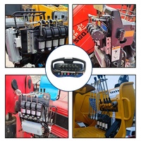 Télécommande radio pour grue industrielle, 4, 5 ou 6 joysticks, commande d'embrayage, 12V 24V, kit de grue sans fil