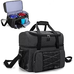 Sac de bowling gratuit pour une seule boule, sac de transport pour une seule boule avec support rembourré pour boule, convient à une paire de chaussures de bowling pour hommes - Product Image 6