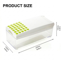 Nieuwe Aanwinst Smile Mom Plastic RVS Lemmet LFGB Gecertificeerd Handmatig Keuken Gereedschap Multifunctioneel Groente Fruit