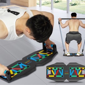 Push-up Support Fitness Equipment for Home Use to <strong>Train</strong> Pectoral Muscles, Biceps, and <strong>Latissimus</strong> <strong>Dorsi</strong> Muscles. Push-up Board - Product Image 2