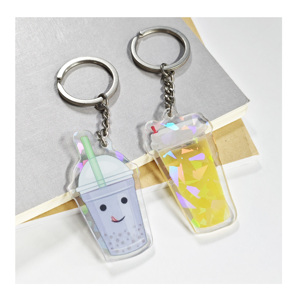 Design Wholesale Custom Acrylic <b>Keychain</b> Transparent Cute Cartoon Style <b>Keychain</b> Customization - Product Image 1