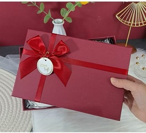 Customized <b>Design</b> Elegant Business Ribbon Brand Activity Small Box Craft Gift Box <b>Packaging</b> - Product Image 3