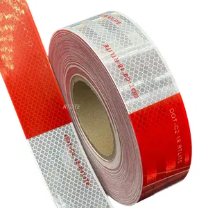 High Visibility Certificated Original DOT C2 Reflective Sticker Tape Light Micro Prism Inner Printing Reflective Material